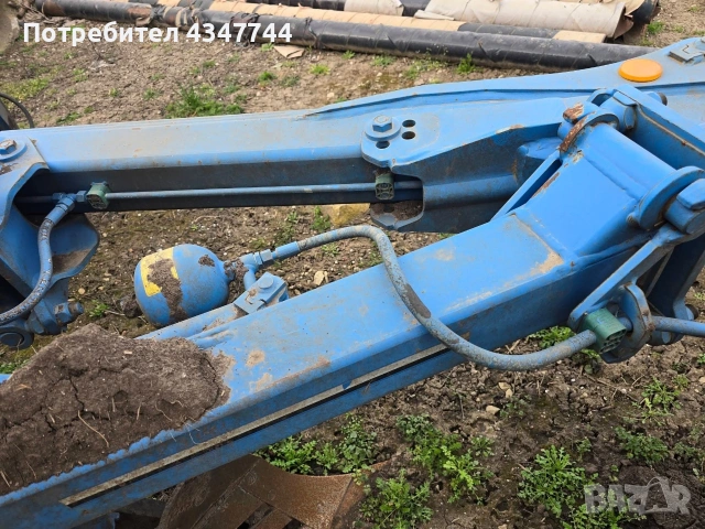 Продава се плуг RAABE 4+1 почти нов с нон стоп защита., снимка 4 - Селскостопанска техника - 53904551