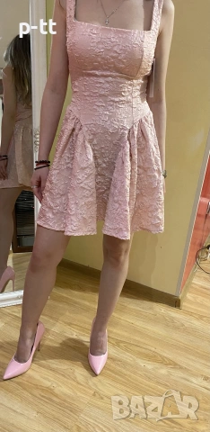 Дамска нежна рокля , снимка 5 - Рокли - 53975594