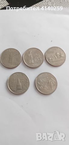 Монети САЩ , снимка 1 - Нумизматика и бонистика - 46406789