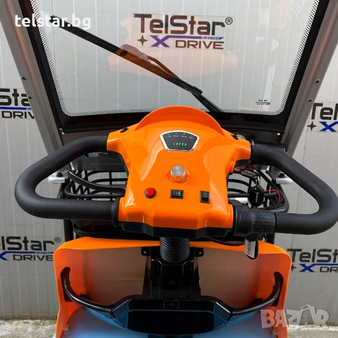 Електрическа четириколка Luxor 1500W 23Ah триместна с покрив Нов модел 2025, снимка 15 - Мотоциклети и мототехника - 52414877