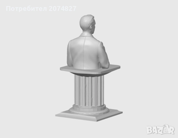 ТОДОР КАБЛЕШКОВ (бюст, статуетка), снимка 7 - Статуетки - 53453651