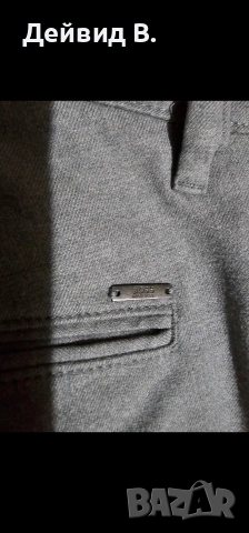 Hugo Boss Slim – мъжки елегантен панталон, сив, снимка 9 - Спортни дрехи, екипи - 53138841