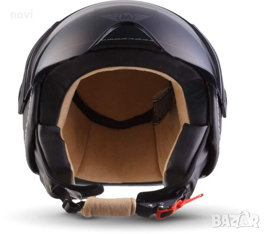 MOTO Helmets H44, S, каска за мотопед, скутер, веспа, vespa, мотор, снимка 6 - Аксесоари и консумативи - 46245631