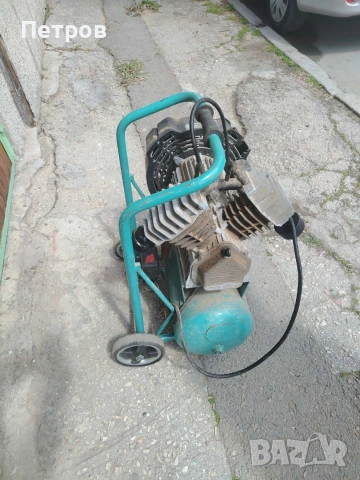 Двуглав компресор за въздух 24 литра Италянски