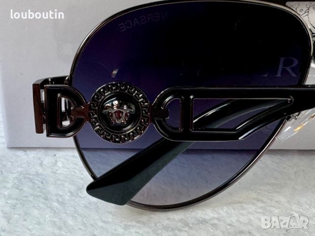 Versace мъжки слънчеви очила авиатор унисекс дамски, снимка 17 - Слънчеви и диоптрични очила - 45504671