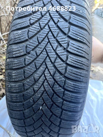 Алуминиеви лети джанти vw/фолксваген със зимни гуми Bridgestone 195/65 R15, снимка 2 - Гуми и джанти - 52863120