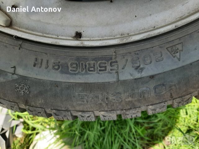 Джанти със зимни гуми 205/55/16 5x108 63.4, снимка 4 - Гуми и джанти - 45875249