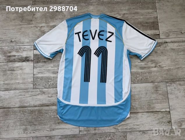 Тениска Argentina Carlos Tevez , снимка 2 - Футбол - 46106253