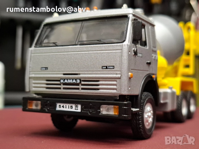 КамАз 54115 Бетоновоз - Autobahn, 1:43 , снимка 3 - Коли, камиони, мотори, писти - 52953027