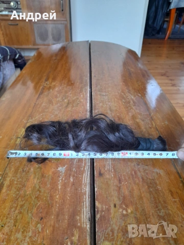 Стара естествена коса #16, снимка 4 - Други ценни предмети - 54174422