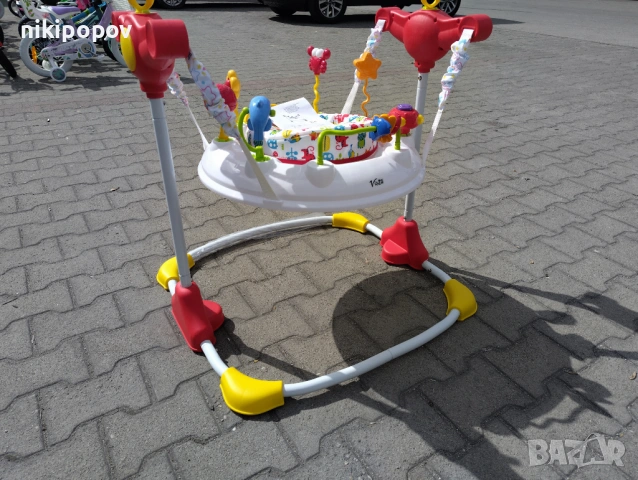 MONI Детско бънджи VISTA бял, снимка 8 - Проходилки - 53565132