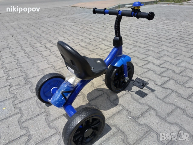 BYOX Триколка Cavalier Lux син, снимка 7 - Детски велосипеди, триколки и коли - 53564248