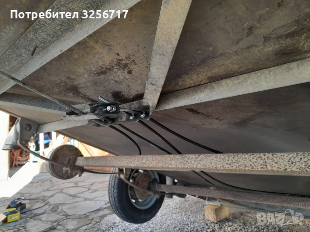 Затворено Ремарке 2700кг. Ифор Уилямс Iford Williams. Модел BV105G, снимка 9 - Ремаркета - 52806634