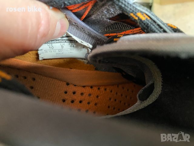 ''Nike LeBron 10 Lava Black Orange Gray'оригинални мъжки маратонки 43, снимка 11 - Маратонки - 45437769