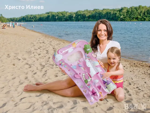 Надуваема дъска Надуваем детски дюшек за море басейн 67см × 43см, снимка 3 - Надуваеми играчки - 49929083