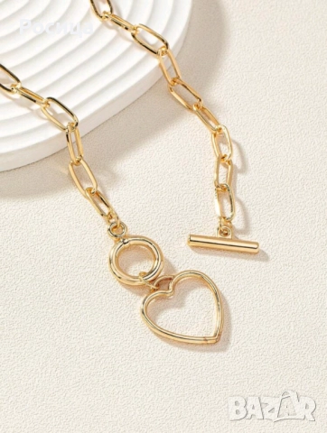 Дамско колие златисто , снимка 3 - Колиета, медальони, синджири - 51531294