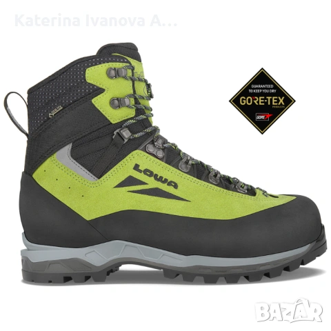 LOWA Cevedale EVO GTX – Лайм, размер 42 (27 см), снимка 3 - Зимни спортове - 53092644