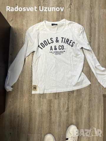 Мъжки дънки и блуза с дълъг ръкав на Zara Man, снимка 5 - Дънки - 52661527