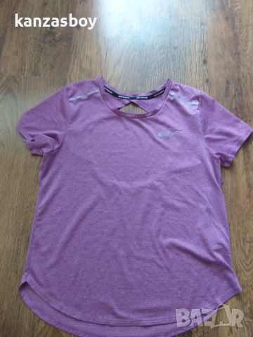 Nike W NK BRTHE TOP SS - страхотен дамски потник С, снимка 4 - Тениски - 46292031