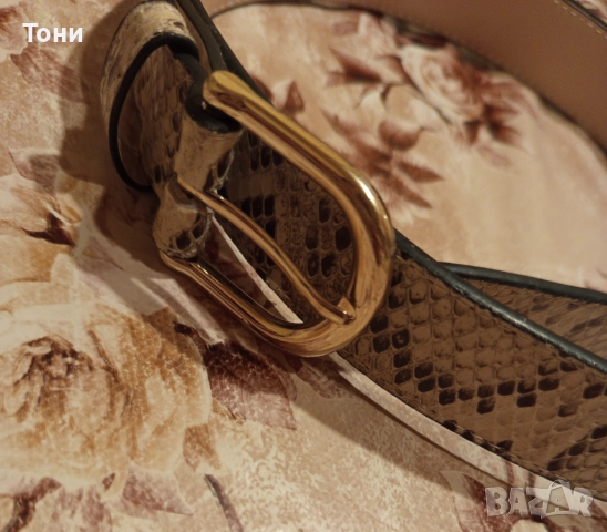 H&M Нов Красив Дамски Кожен Колан М/115см., снимка 17 - Колани - 52684500