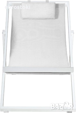 Сгъваем алуминиев шезлонг Duramax Newport,  накланяща се седалка с удобна облегалка за глава, сгъвае, снимка 8 - Градински мебели, декорация  - 51784842