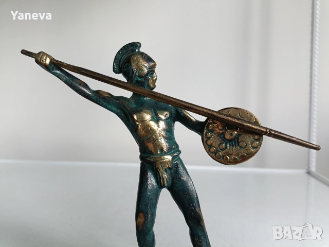 Гладиатор, бронзова статуетка от Италия. , снимка 4 - Статуетки - 52739095