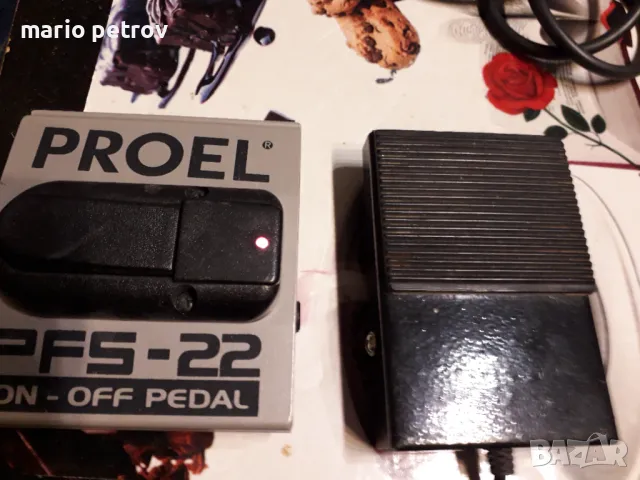 Proel PFS 22 ON/OFF Pedal-Цена 30лв. Start/Stop Pedal/пластмасов-правен/ - Цена 15лв. Start/Stop Ped, снимка 12 - Други - 49882548