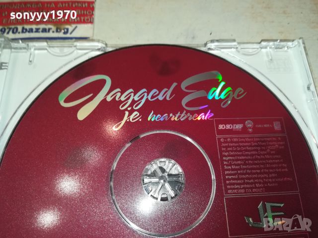 JAGGED EDGE CD 0606240836, снимка 3 - CD дискове - 46079193