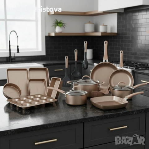 *Пълен комплект съдове Edenberg 20 части 