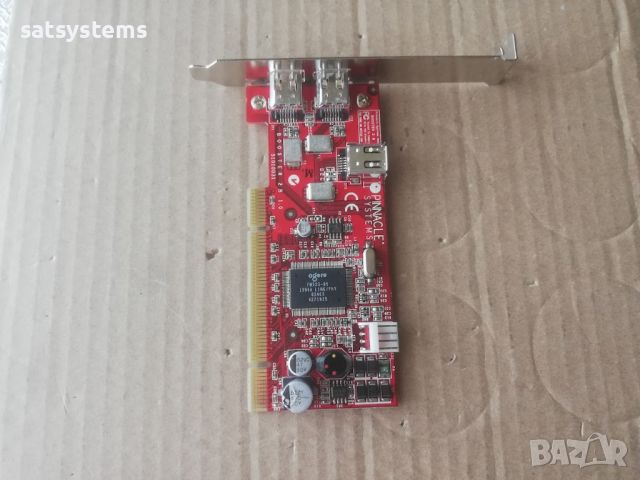 PCI 3-Port 1394 FireWire Adapter Card Pinnacle Booster 2B v1.0, снимка 6 - Други - 46459321