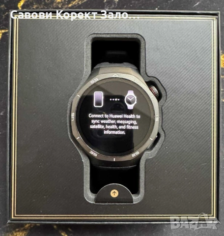 Продаваме смарт часовник "HUAWEI WATCH GT 5 Pro", BLACK, Black Fluoroelastomer Strap 46 MM, GPS, снимка 2 - Смарт часовници - 51549341