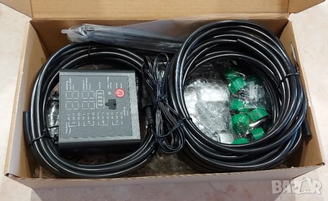 Автоматична Слънчева - Соларна поливна капкова система за растения пълен комплект със компютър , снимка 2 - Градинска техника - 49902157