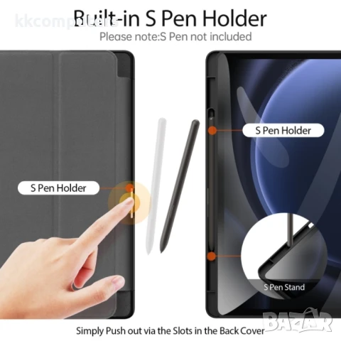 Samsung Galaxy Tab S9 FE+ DUX DUCIS Кожен Калъф и Протектор, снимка 4 - Калъфи, кейсове - 51036687