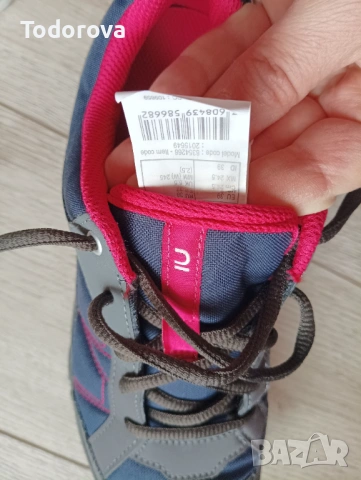 Дамски туристически обувки за преходи nh100, снимка 4 - Други - 53924806