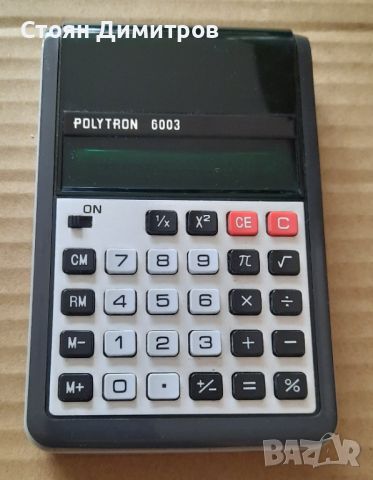 Ретро японски калкулатор Polytron 6003, снимка 1 - Друга електроника - 46452280