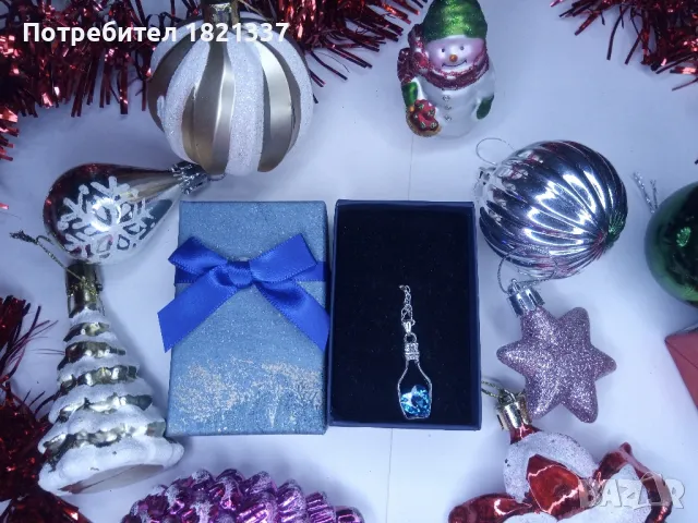 Колие с кристал , снимка 3 - Колиета, медальони, синджири - 48898583