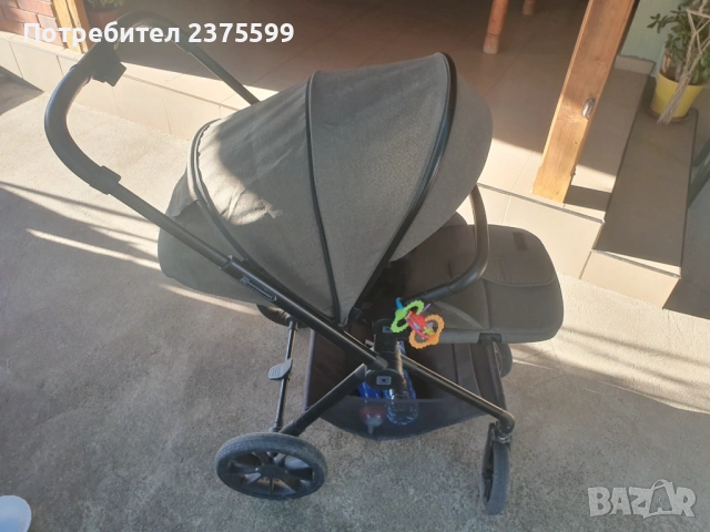 Kомбинирана количка 2 в 1 Moon Clicc Moss Green Melange, снимка 8 - Детски колички - 53535833