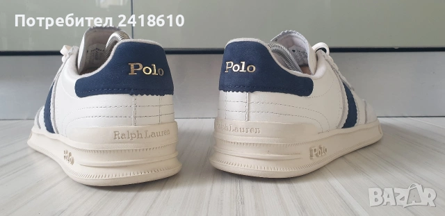 POLO Ralph Lauren Leather Sneakers Size 40 - 25.5см НОВО! ОРИГИНАЛ! ЕСТЕСТВЕНА Кожа!, снимка 7 - Кецове - 53468928