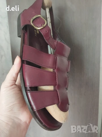 LLOYD Original Size 46 100% Кожа, снимка 5 - Мъжки сандали - 51237429