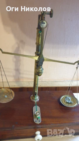 Старинна професионална златарска-медицинска везна, снимка 2 - Антикварни и старинни предмети - 50772110