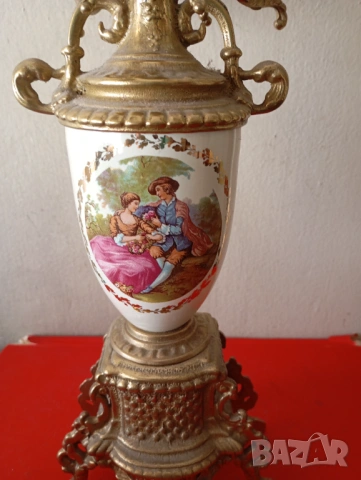 Бароков свещник, снимка 2 - Други ценни предмети - 54177586