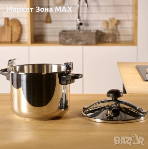 Тенджера под налягане Taurus Classic Moments 4L, снимка 2 - Съдове за готвене - 52931171