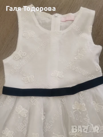 Рокля дантела с коланче 6год, снимка 2 - Детски рокли и поли - 51358836