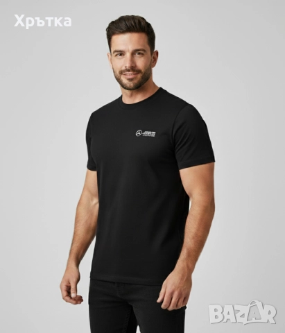 Mercedes AMG F1 Small Logo - Оригинална мъжка тениска, снимка 2 - Тениски - 50210623