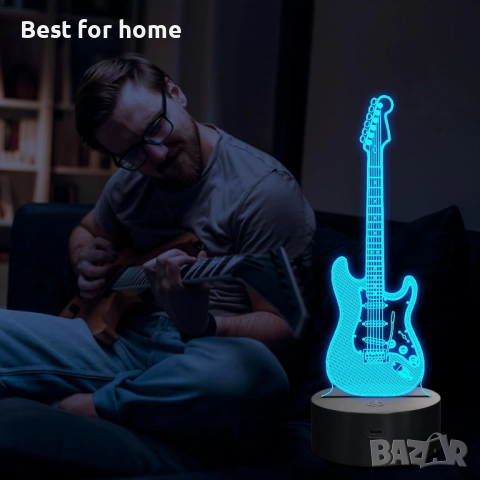 3D LED лампа за оптични илюзии с дистанционно управление и таймер, снимка 3 - Други - 52415111