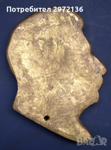 Сталин барелеф бронз, снимка 2 - Антикварни и старинни предмети - 53131085