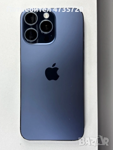iPhone 15 Pro Max 256GB Blue Titanium, снимка 2 - Apple iPhone - 53456857