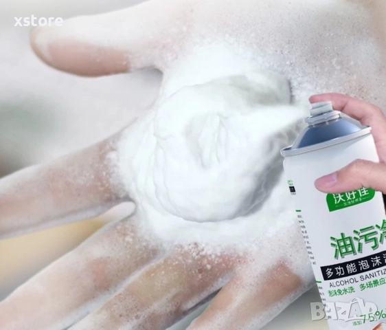 Мощен почистващ препарат за кухни под формата на спрей пяна / 550мл, снимка 7 - Препарати за почистване - 52695064