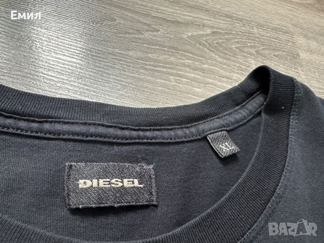 Мъжка тенискa Diesel Long T-Shirt, Размер L, снимка 4 - Тениски - 46008854