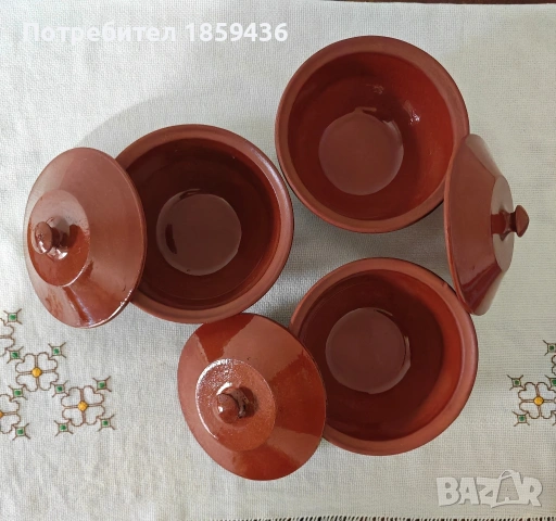 Комплект за гювечета 6 броя Троянска керамика 